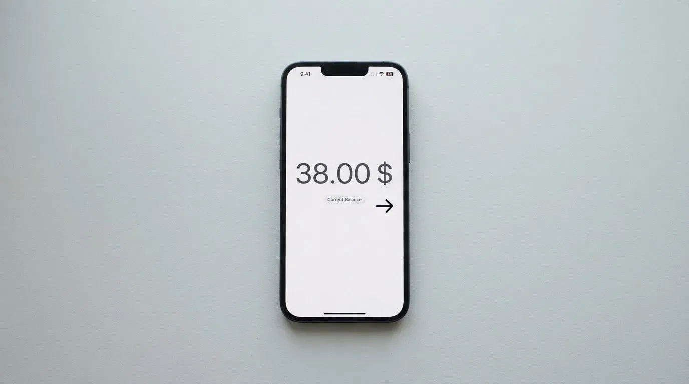 A phone showing a stablecoin transfer screen