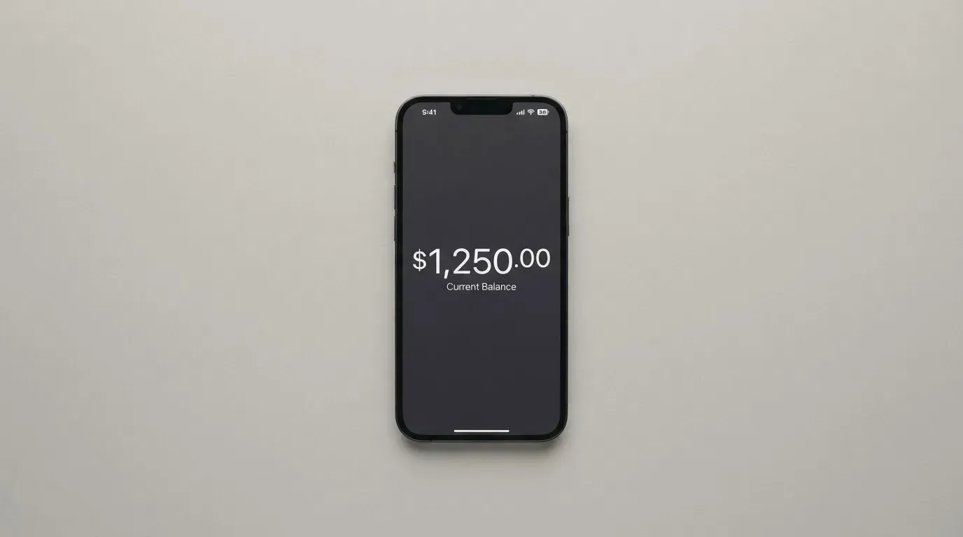 A phone showing a stablecoin transfer screen